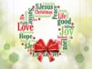 Church Banner of Christmas Wreath