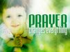 Church Banner of Prayer Changes Everything